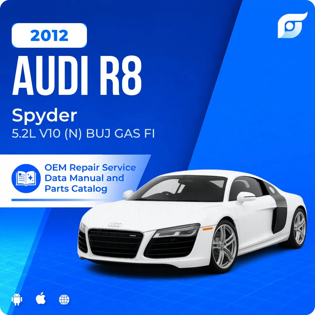 2012 Audi R8 Spyder - OEM Repair Service Manual