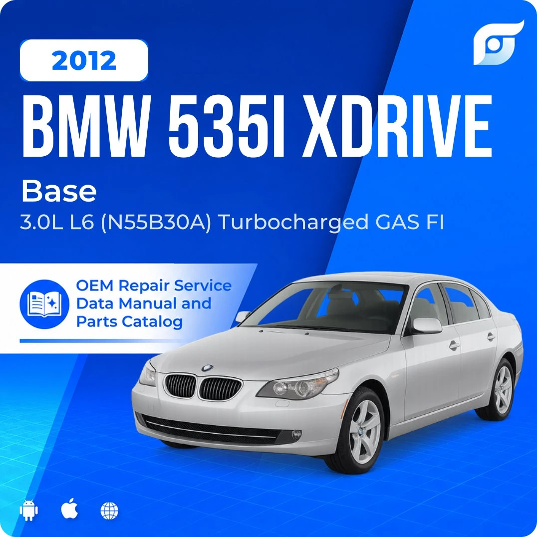 2012 BMW 535i xDrive Base - OEM Repair Service Manual