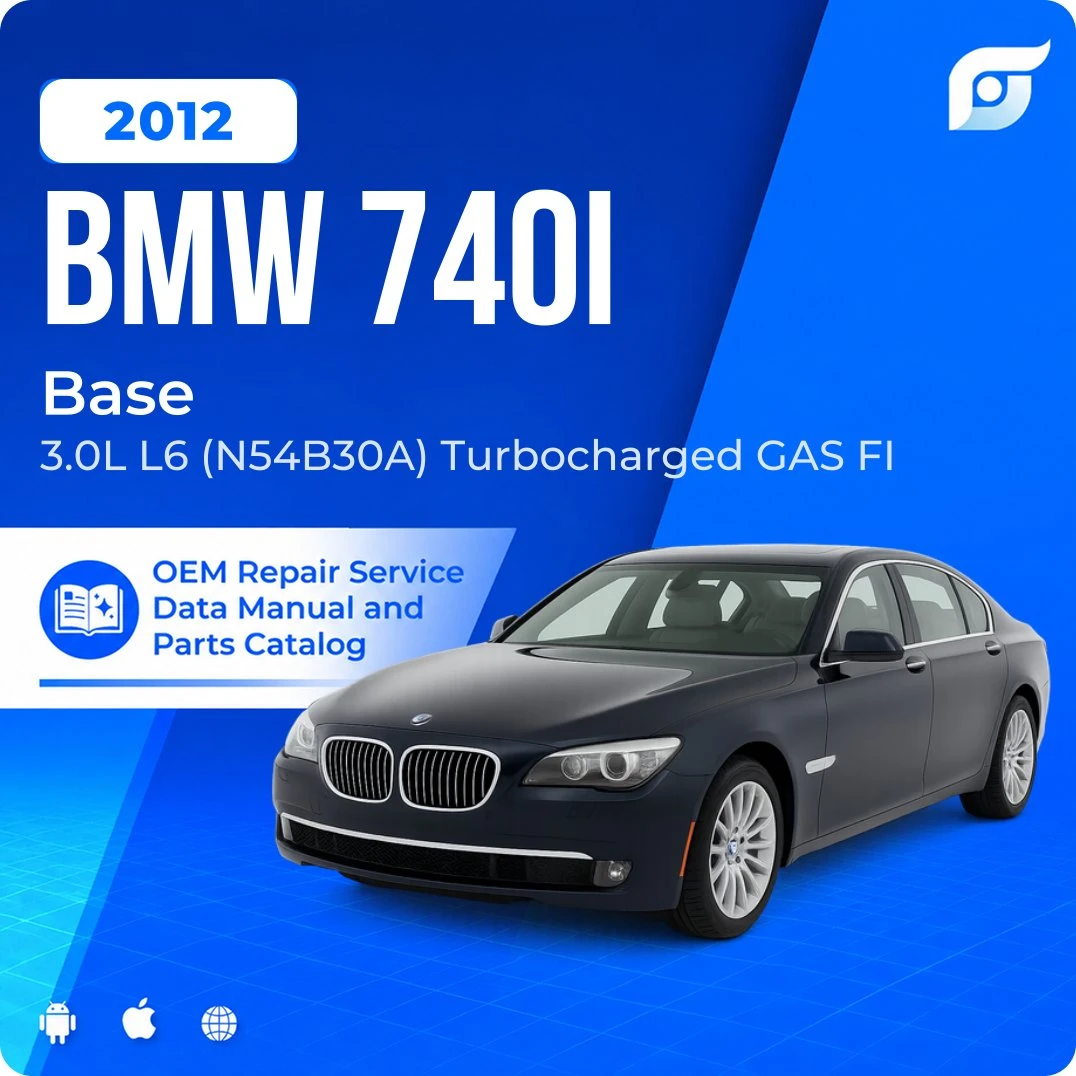 2012 BMW 740i Base - OEM Repair Service Manual