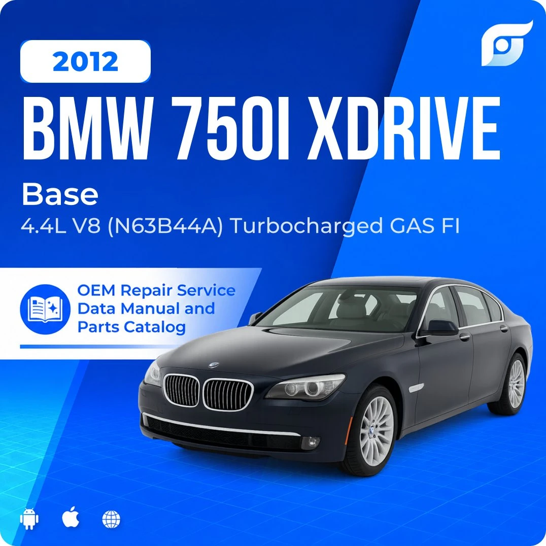 2012 BMW 750i xDrive Base - OEM Repair Service Manual