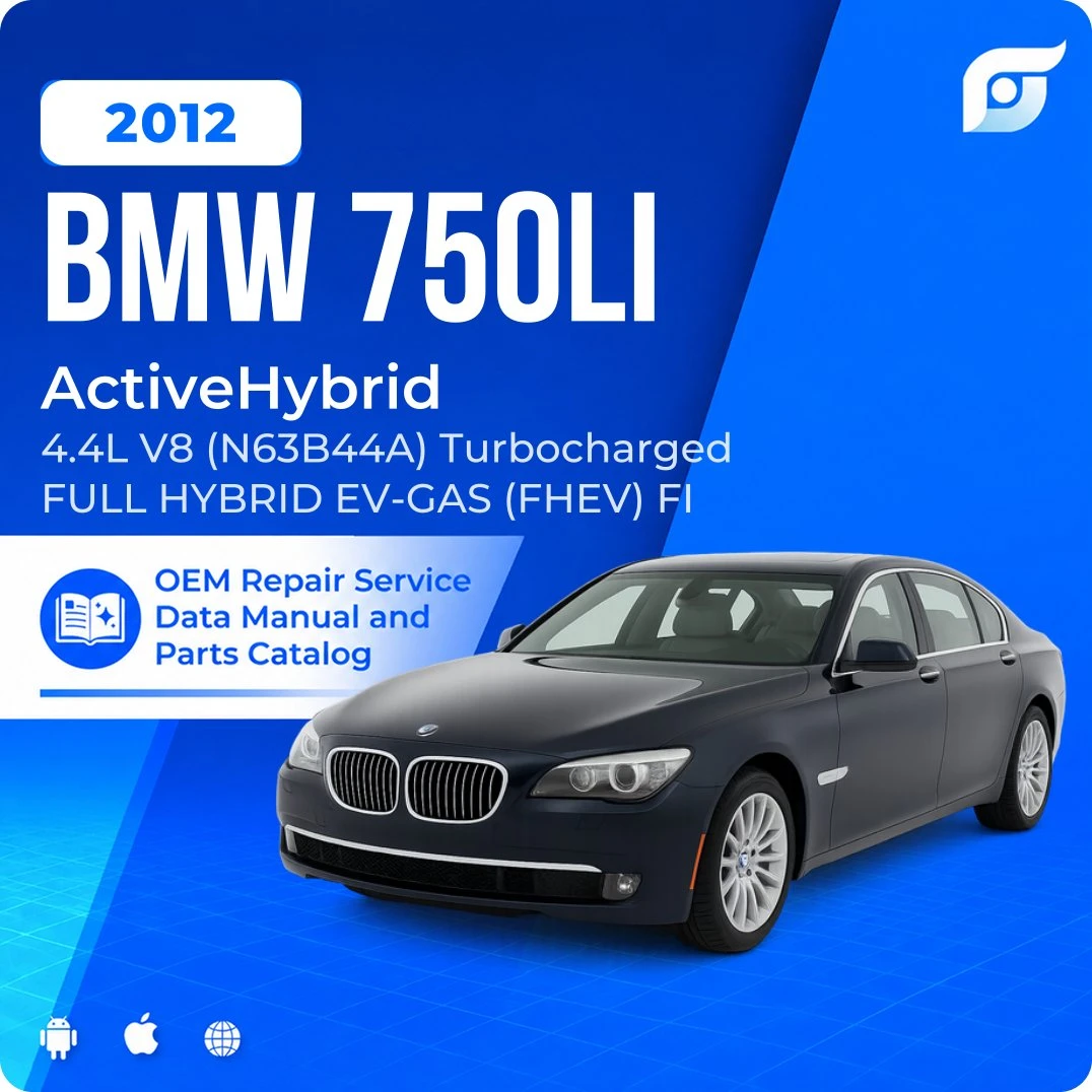 2012 BMW 750Li ActiveHybrid - OEM Repair Service Manual