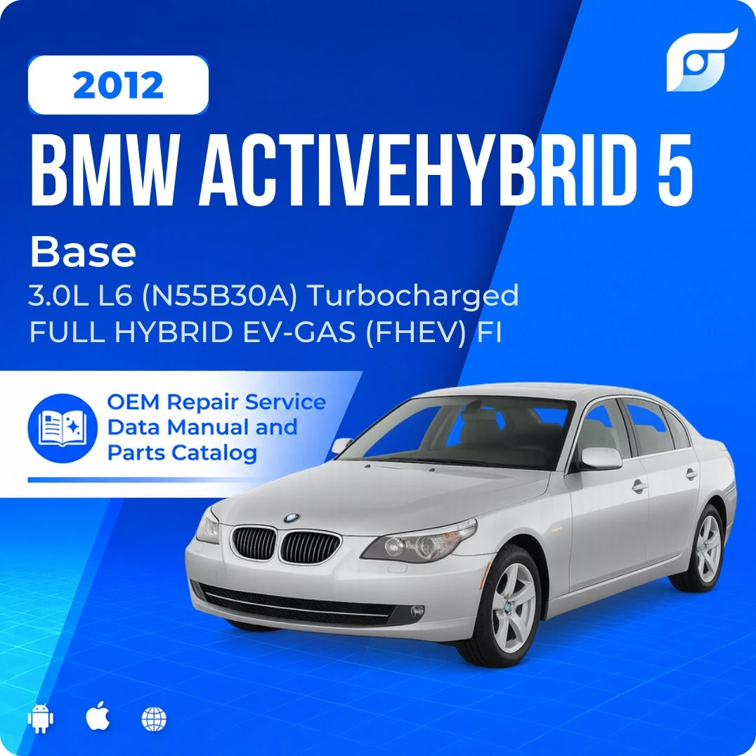 2012 BMW ActiveHybrid 5 Base - OEM Repair Service Manual