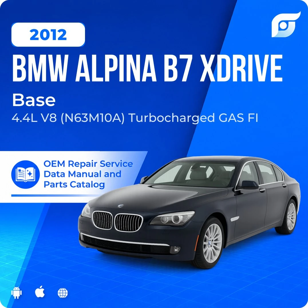 2012 BMW Alpina B7 xDrive Base - OEM Repair Service Manual