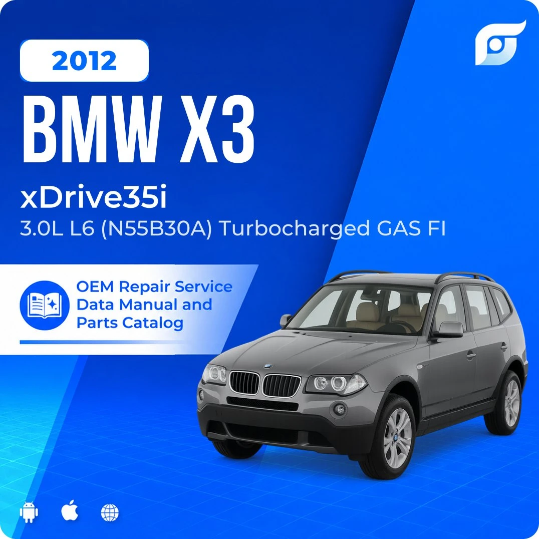 2012 BMW X3 xDrive35i - OEM Repair Service Manual