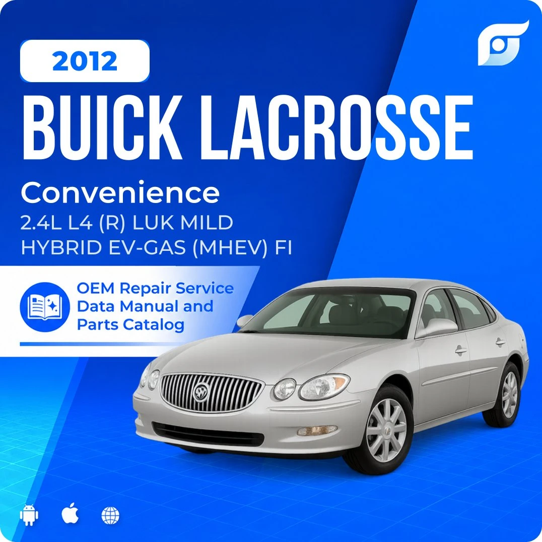 2012 Buick LaCrosse Convenience - OEM Repair Service Manual