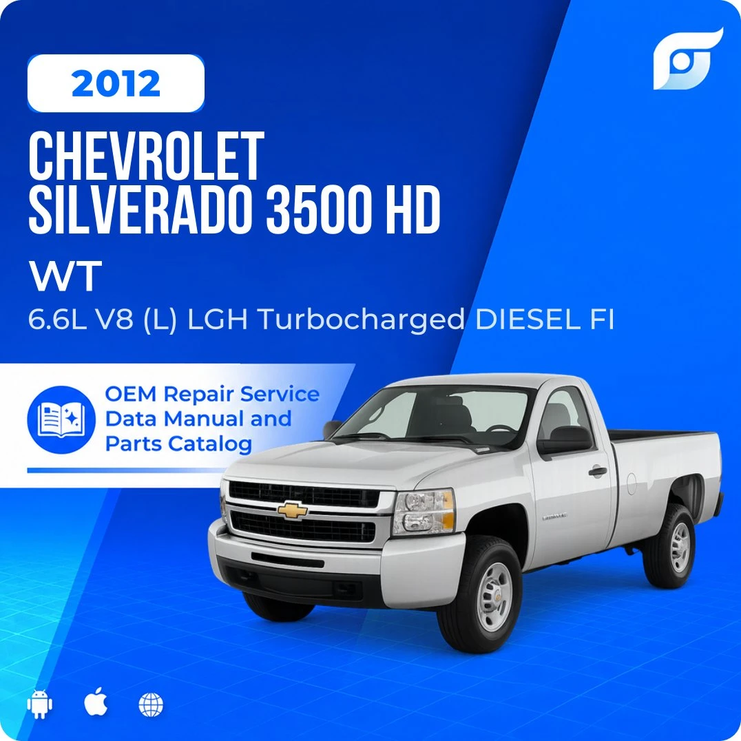 2012 Chevrolet Silverado 3500 HD WT - OEM Repair Service Manual