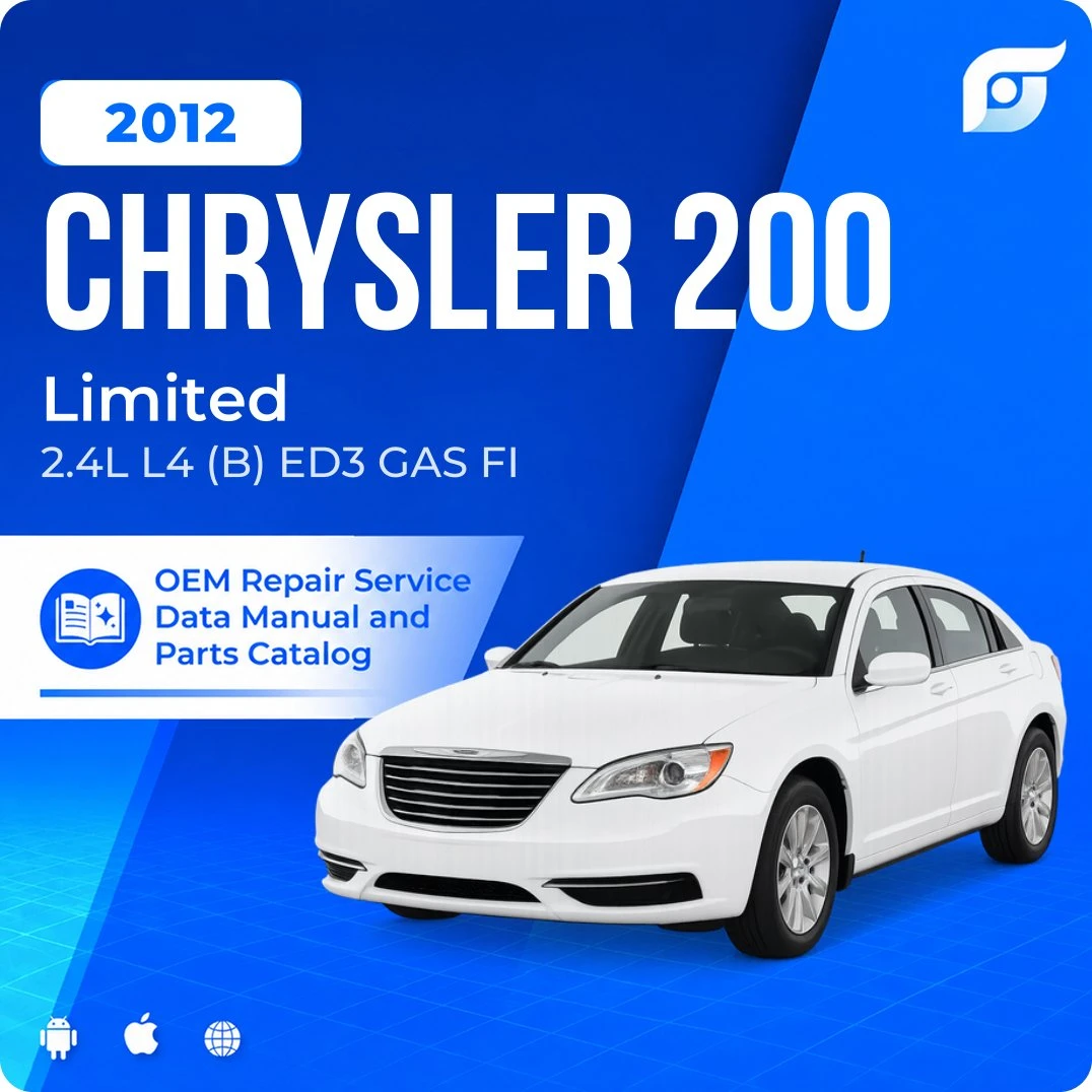 2012 Chrysler 200 Limited - OEM Repair Service Manual