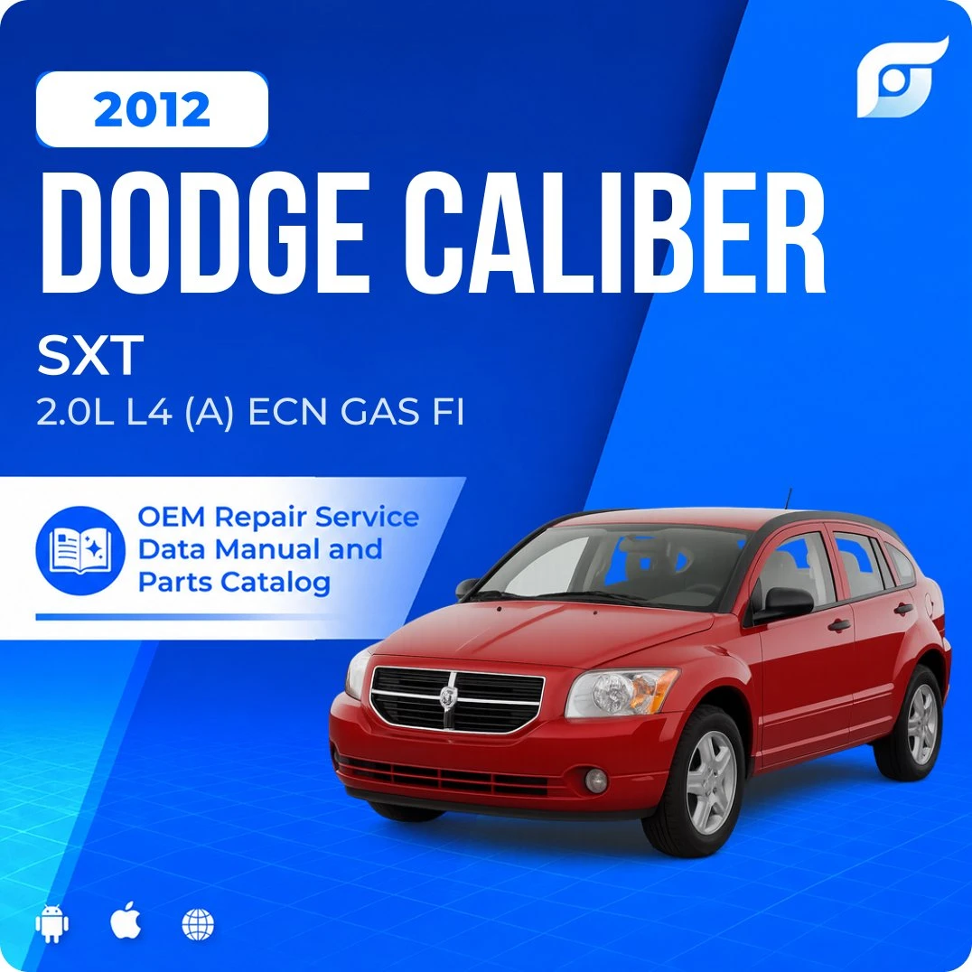 2012 Dodge Caliber SXT - OEM Repair Service Manual