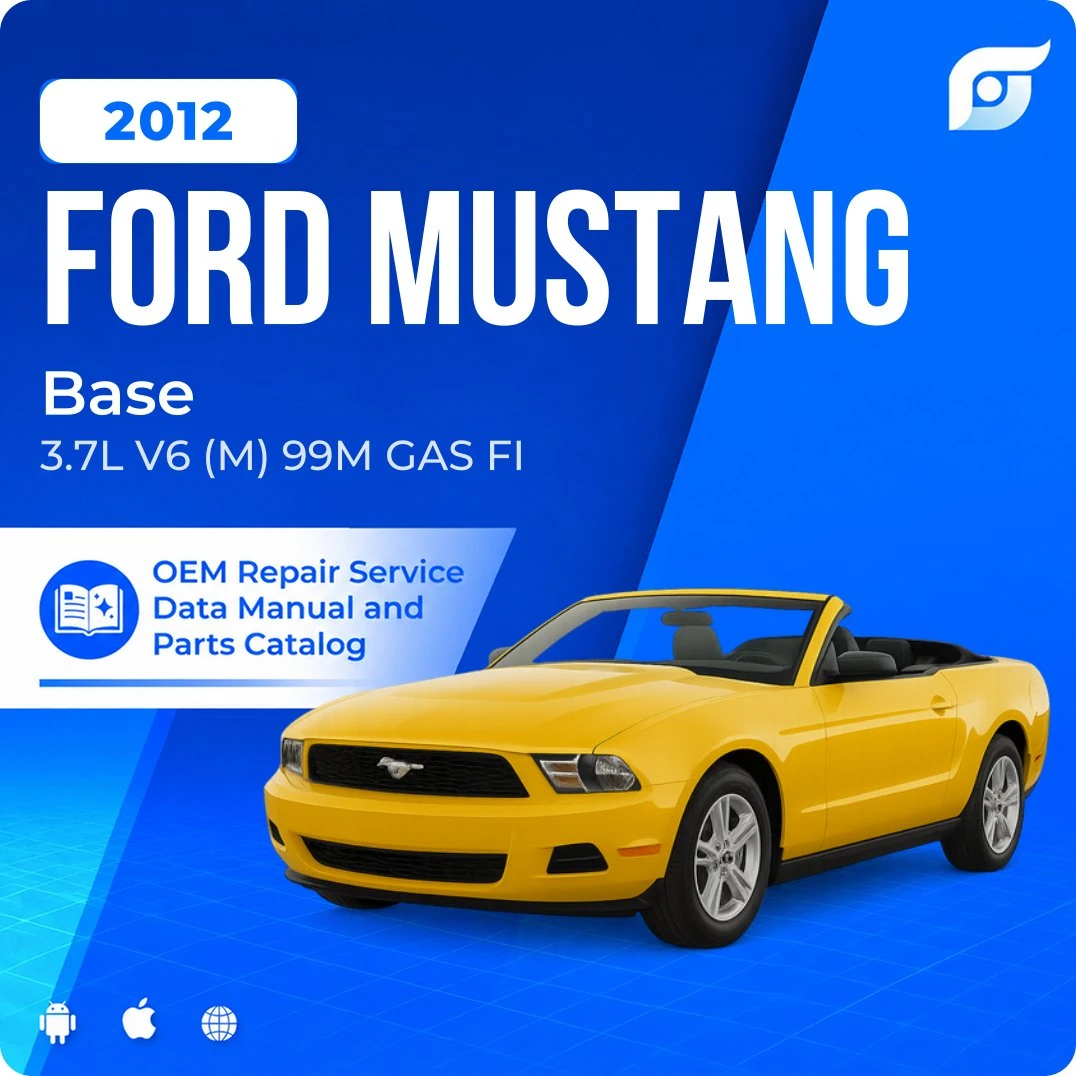 2012 Ford Mustang Base - OEM Repair Service Manual