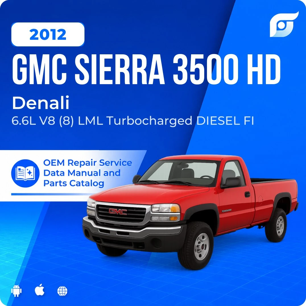 2012 GMC Sierra 3500 HD Denali - OEM Repair Service Manual