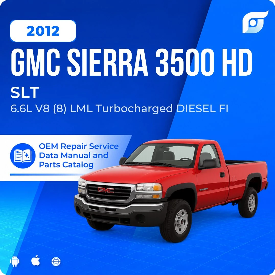 2012 GMC Sierra 3500 HD SLT - OEM Repair Service Manual