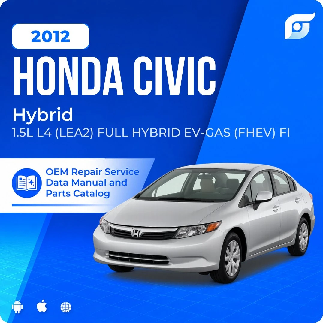 2012 Honda Civic Hybrid - OEM Repair Service Manual