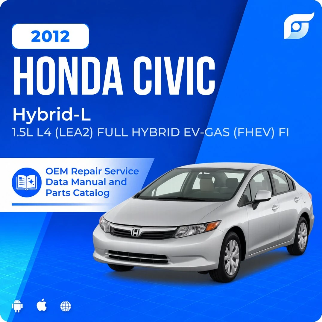 2012 Honda Civic Hybrid-L - OEM Repair Service Manual