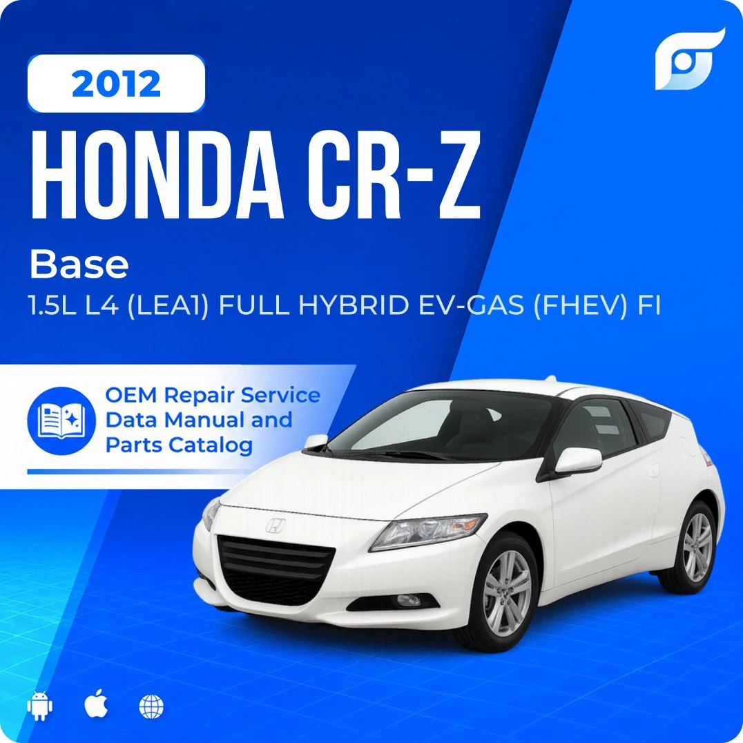 2012 Honda CR-Z Base - OEM Repair Service Manual