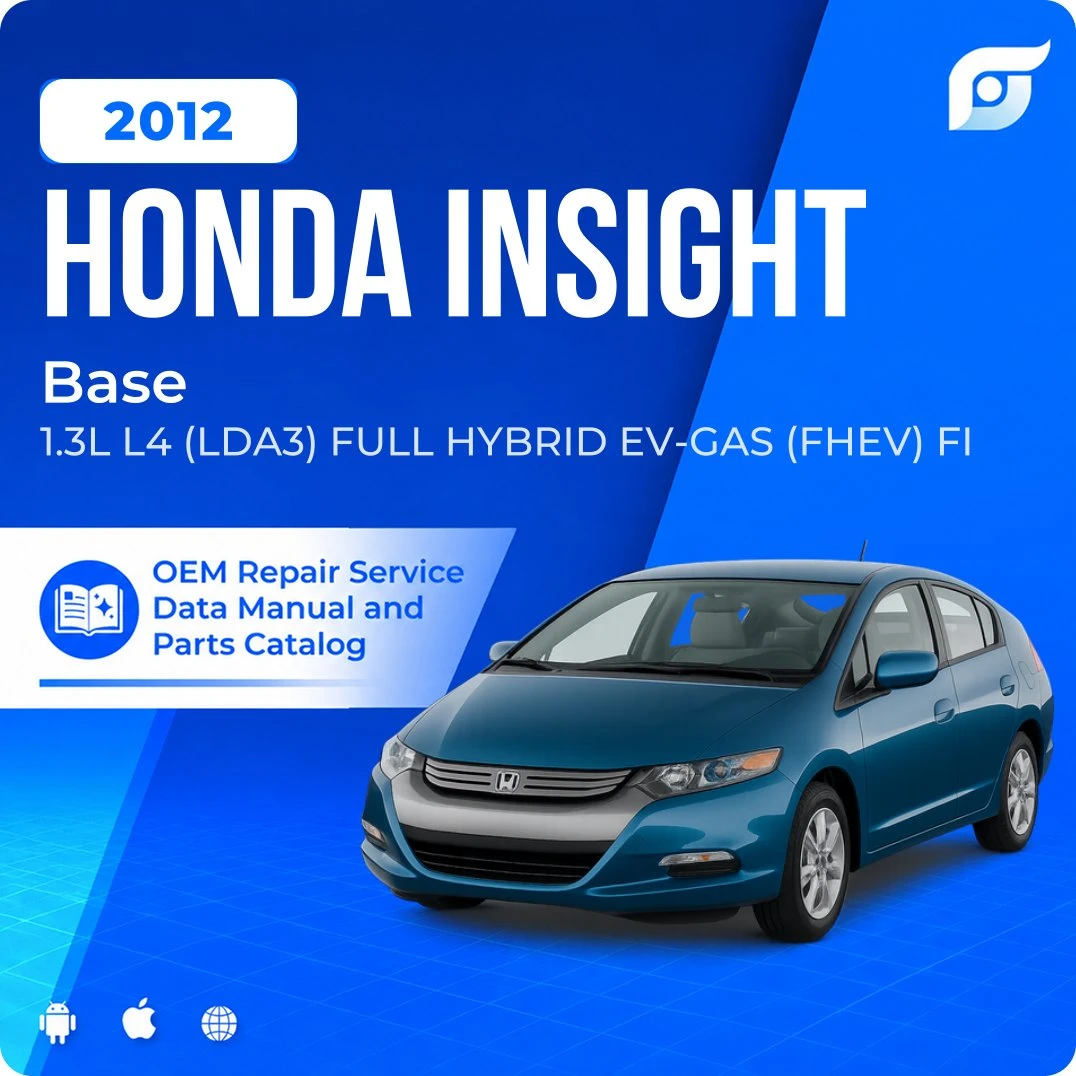 2012 Honda Insight Base - OEM Repair Service Manual