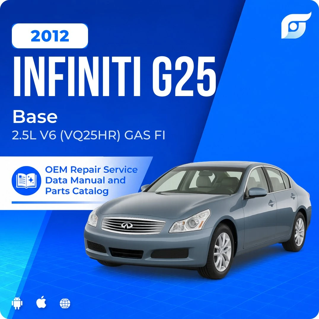 2012 INFINITI G25 Base - OEM Repair Service Manual