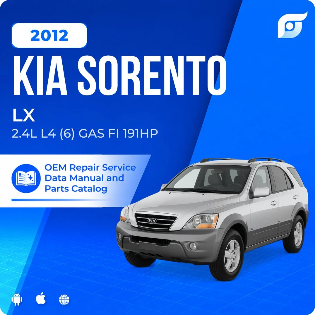 2012 Kia Sorento LX - OEM Repair Service Manual