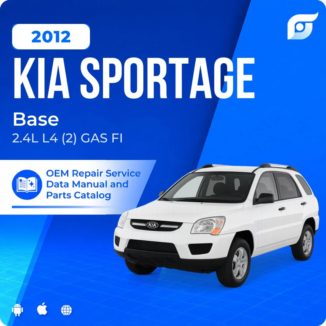 2012 Kia Sportage Base - OEM Repair Service Manual
