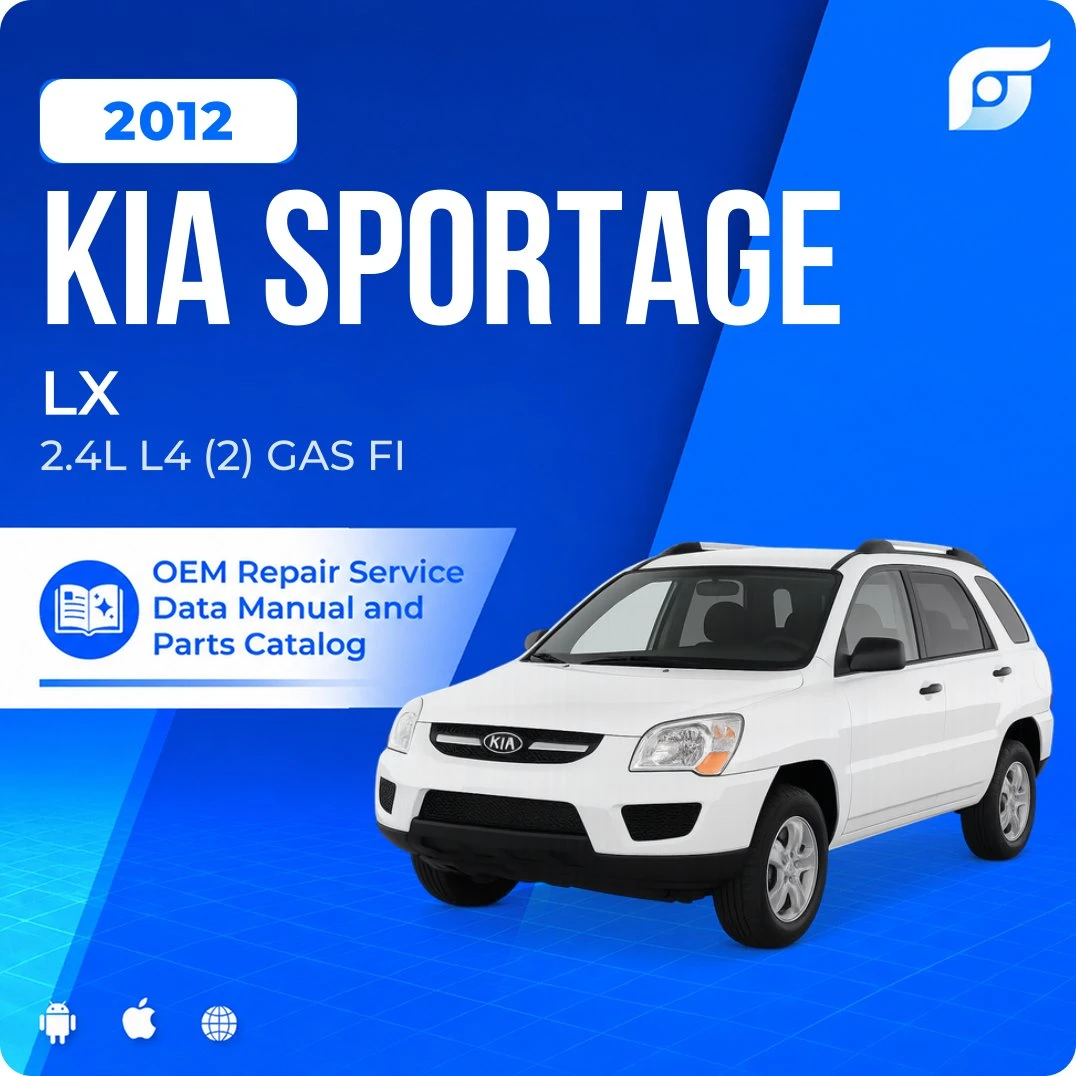 2012 Kia Sportage LX - OEM Repair Service Manual