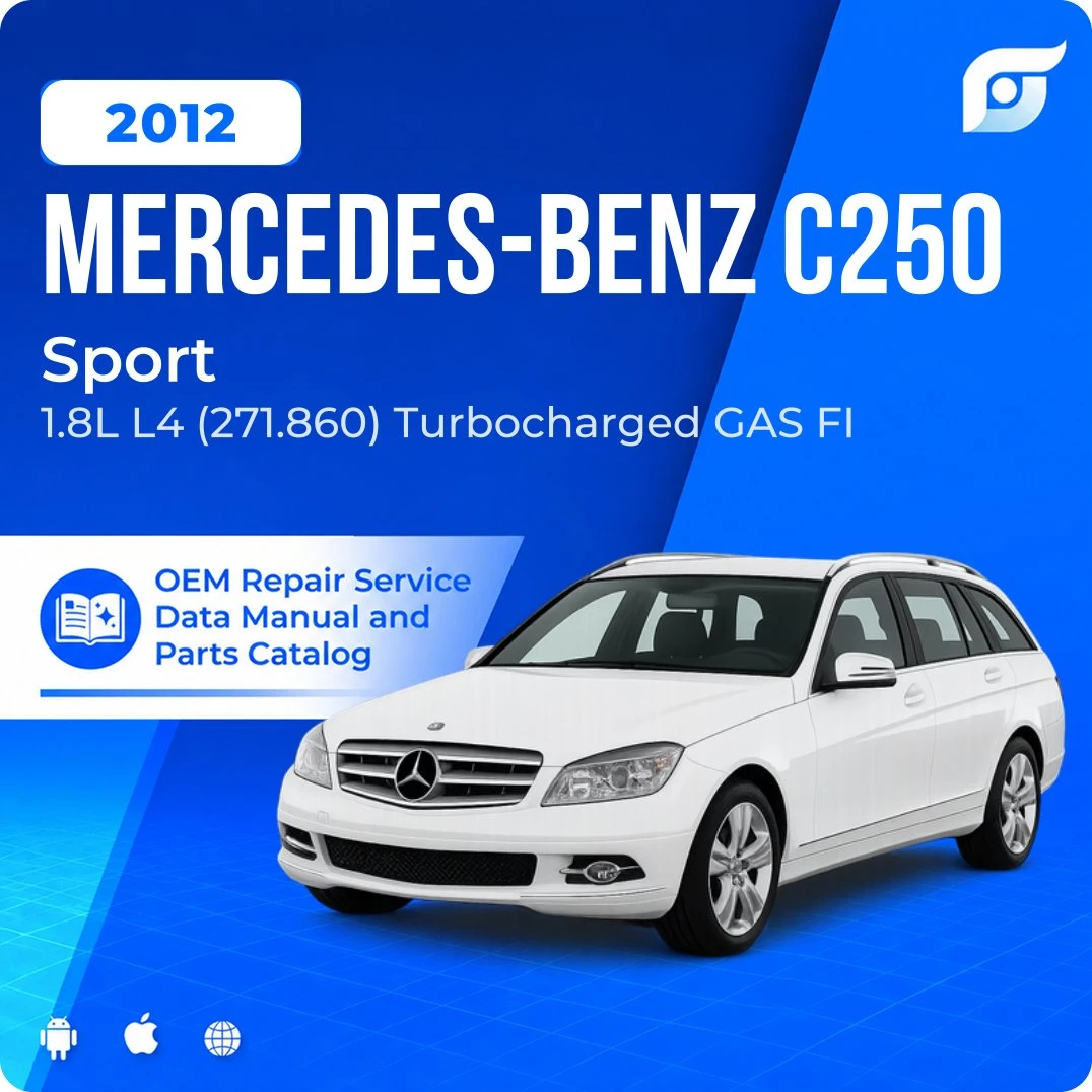 2012 Mercedes-Benz C250 Sport - OEM Repair Service Manual