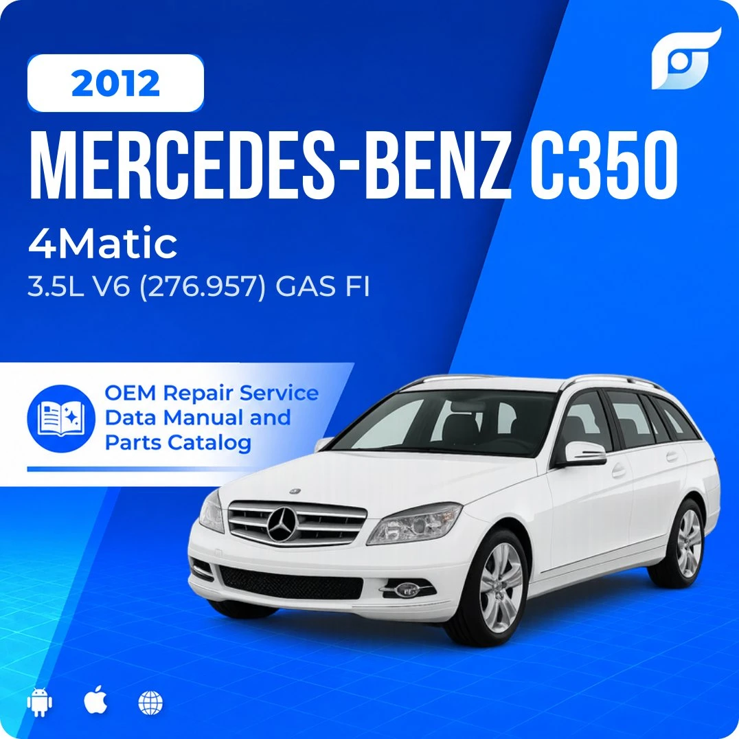 2012 Mercedes-Benz C350 4Matic - OEM Repair Service Manual