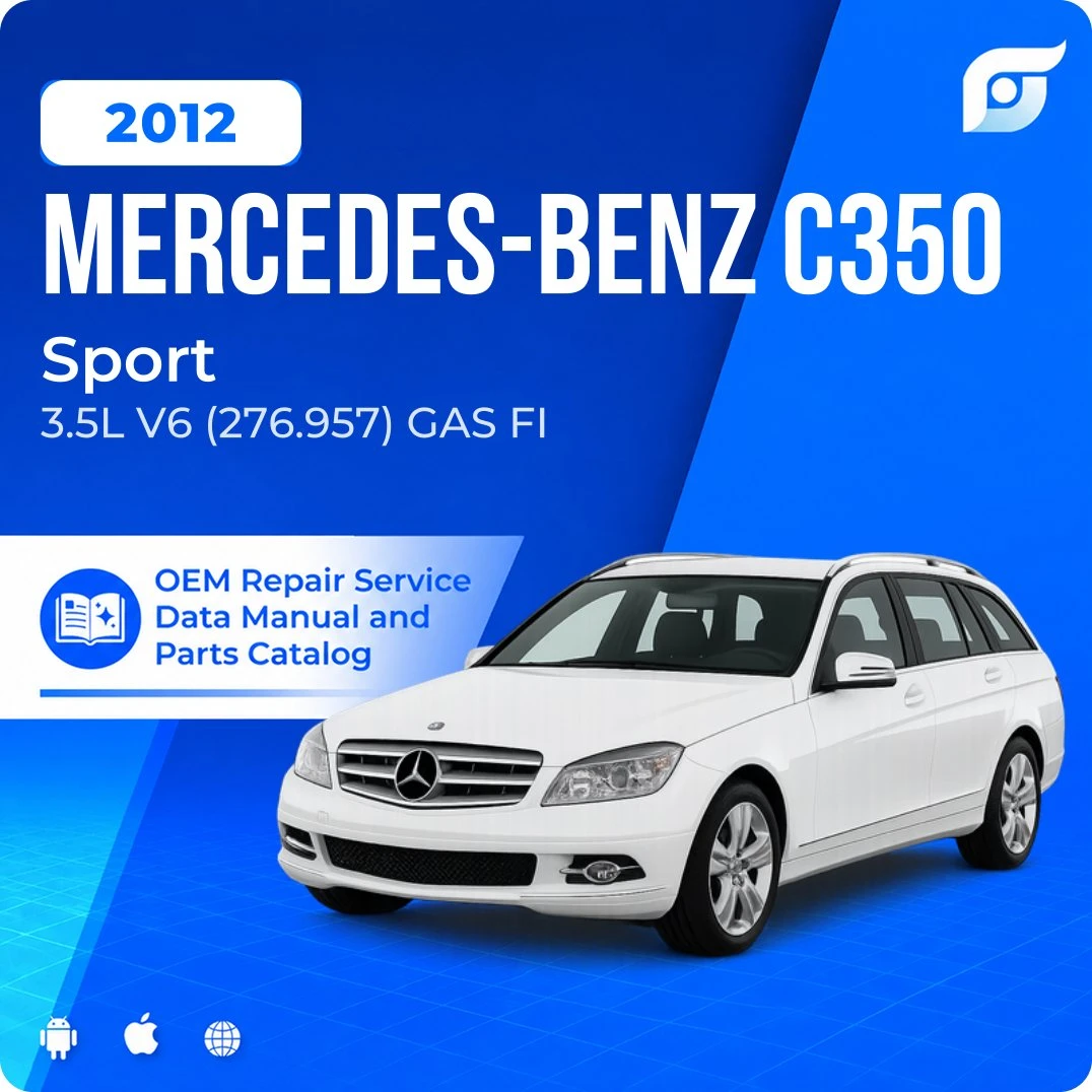 2012 Mercedes-Benz C350 Sport - OEM Repair Service Manual