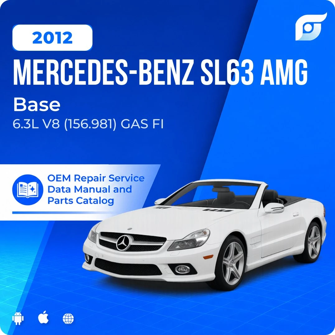 2012 Mercedes-Benz SL63 AMG Base - OEM Repair Service Manual