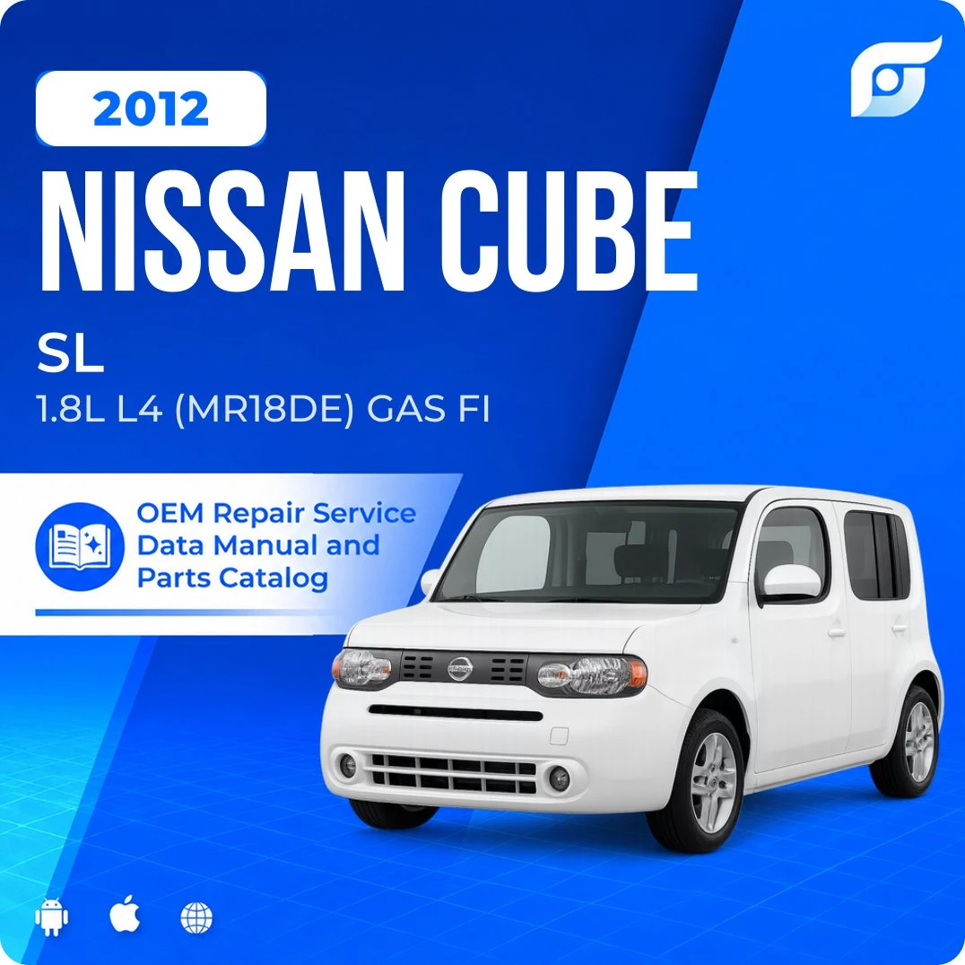 2012 Nissan Cube SL - OEM Repair Service Manual