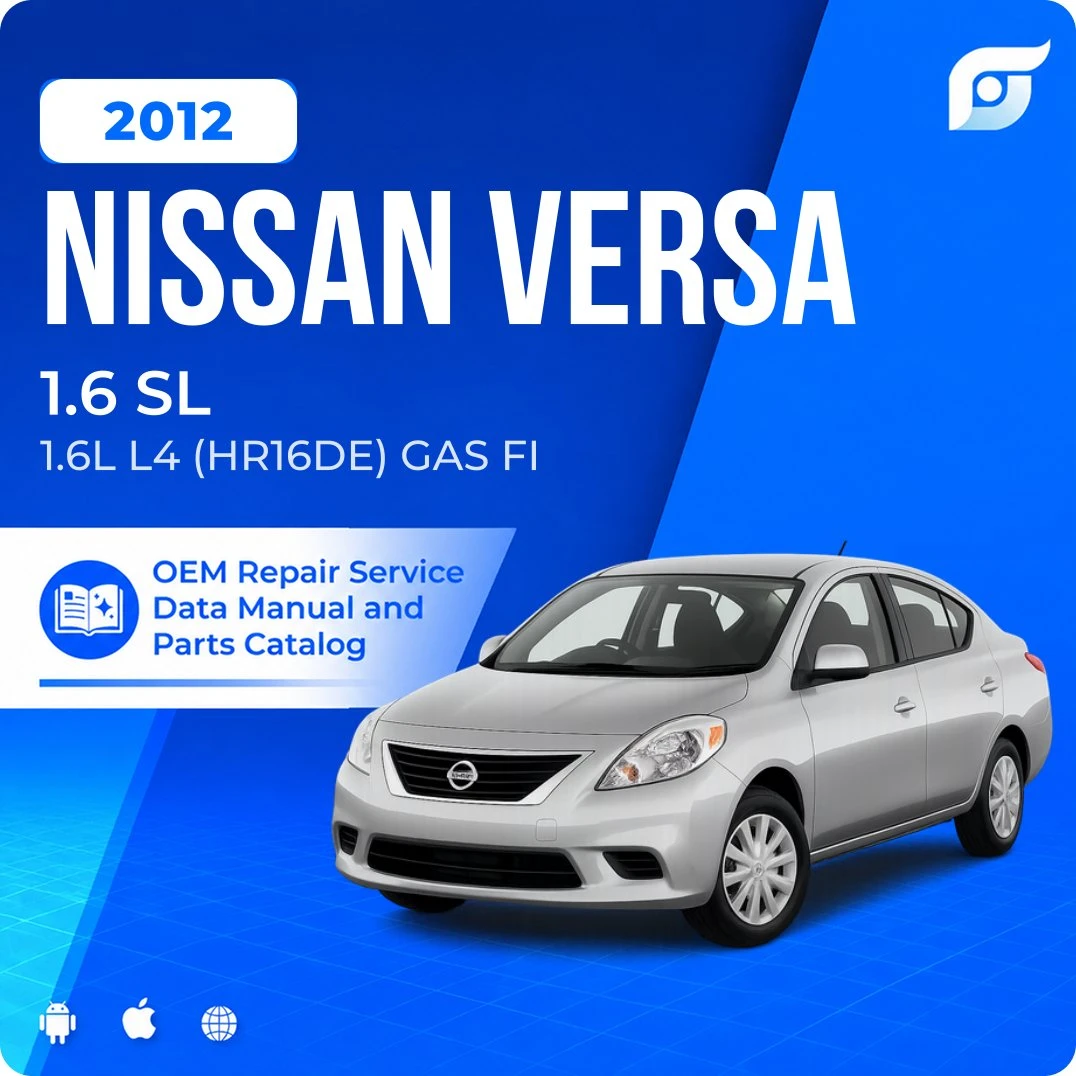 2012 Nissan Versa 1.6 SL - OEM Repair Service Manual