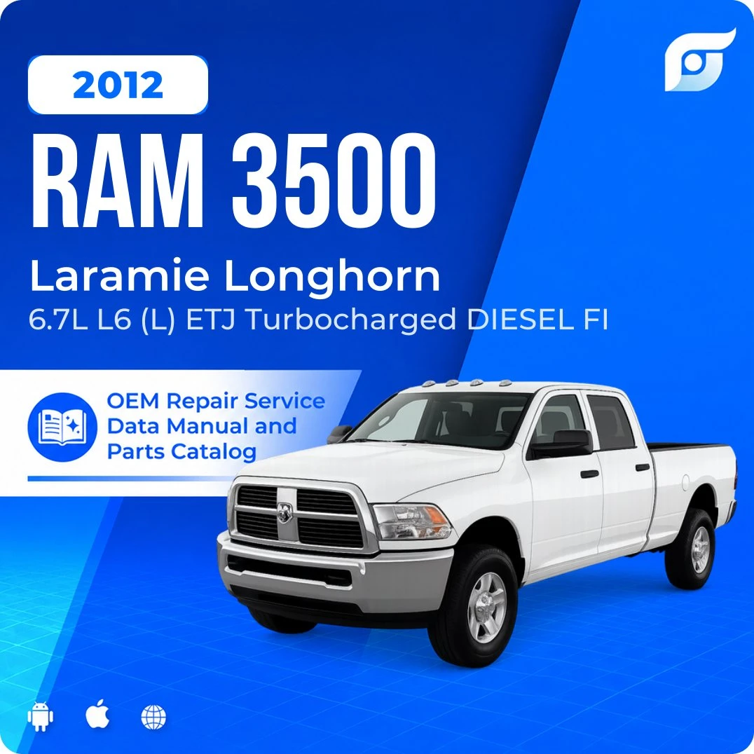 2012 Ram 3500 Laramie Longhorn - OEM Repair Service Manual