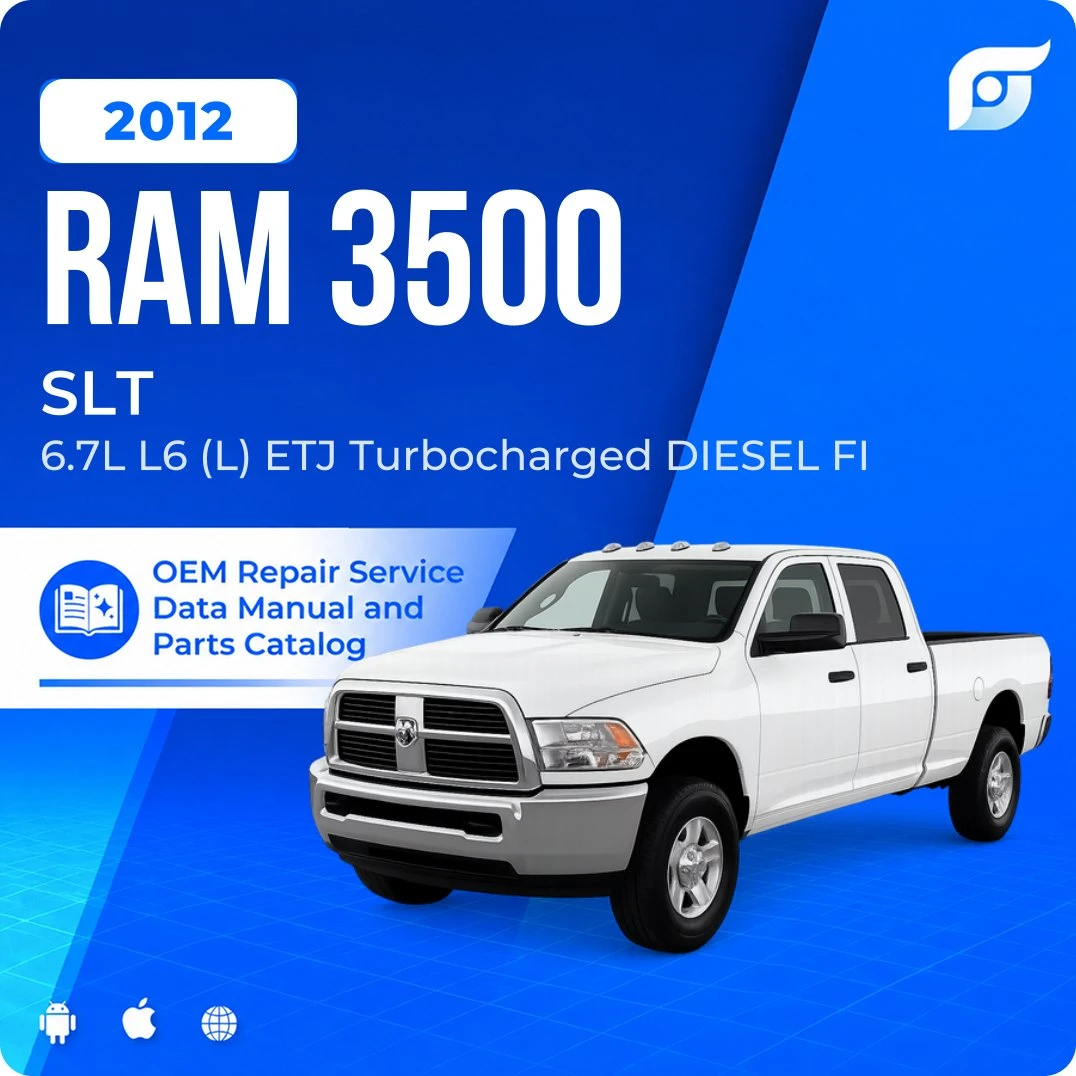 2012 Ram 3500 SLT - OEM Repair Service Manual