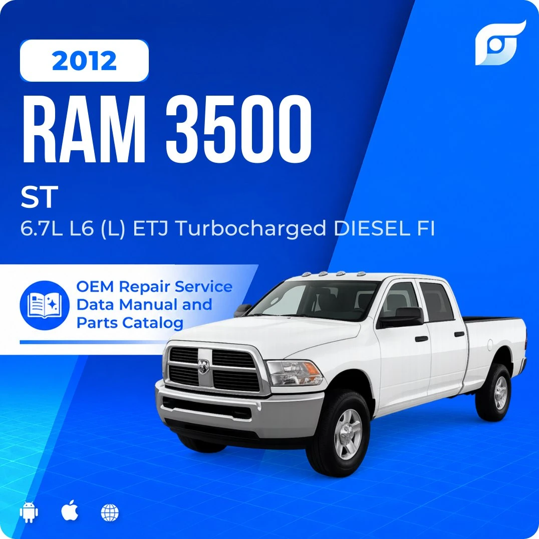 2012 Ram 3500 ST - OEM Repair Service Manual