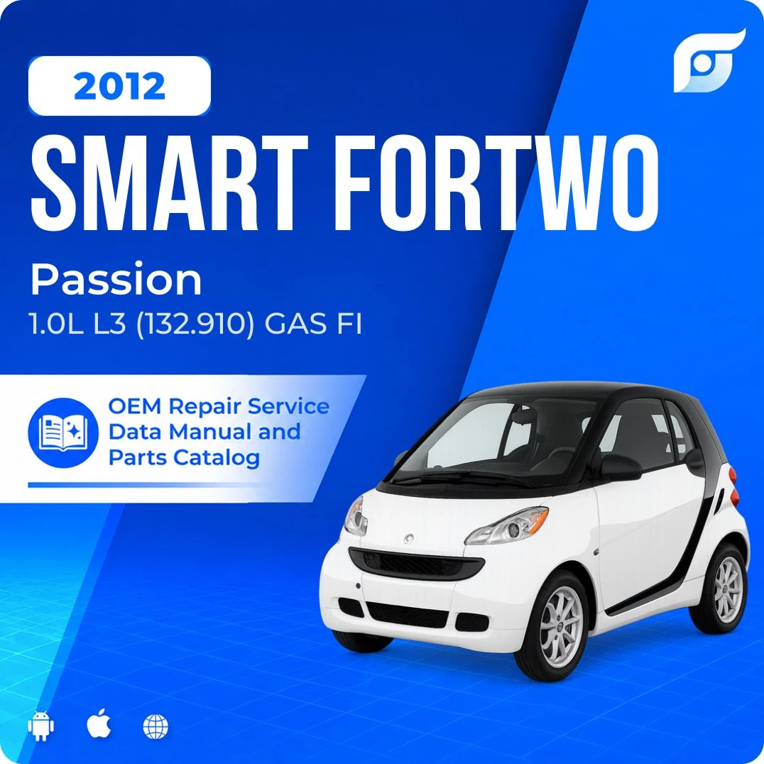 2012 Smart Fortwo Passion - OEM Repair Service Manual