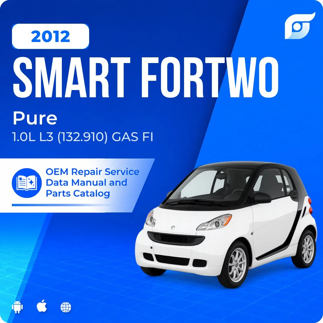 2012 Smart Fortwo Pure - OEM Repair Service Manual