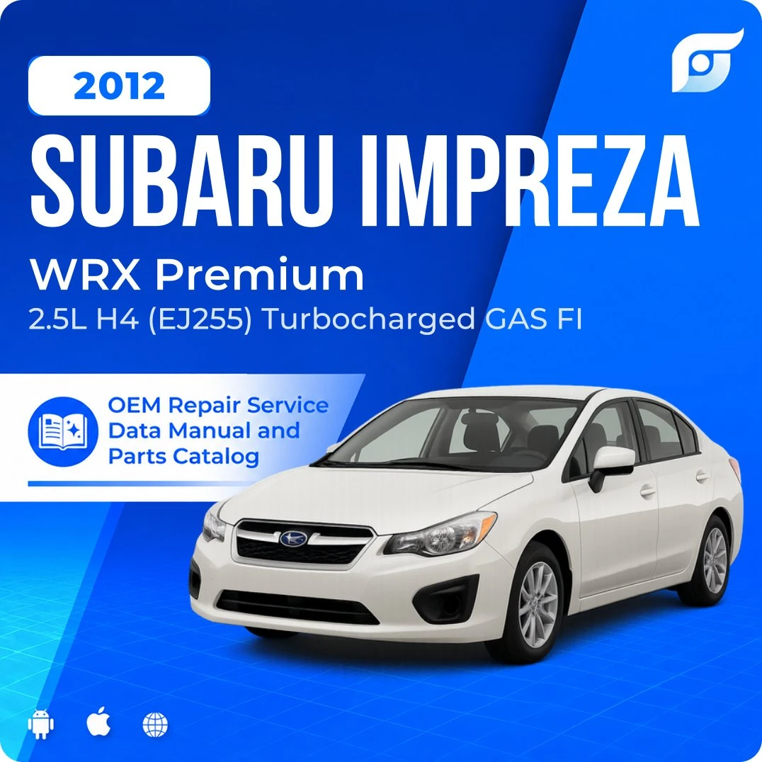 2012 Subaru Impreza WRX Premium - OEM Repair Service Manual