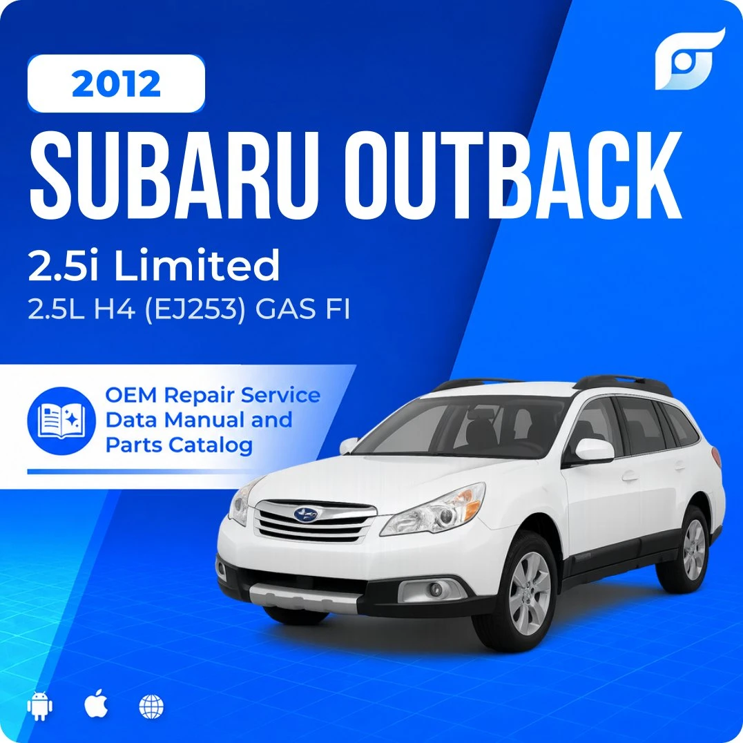 2012 Subaru Outback 2.5i Limited - OEM Repair Service Manual