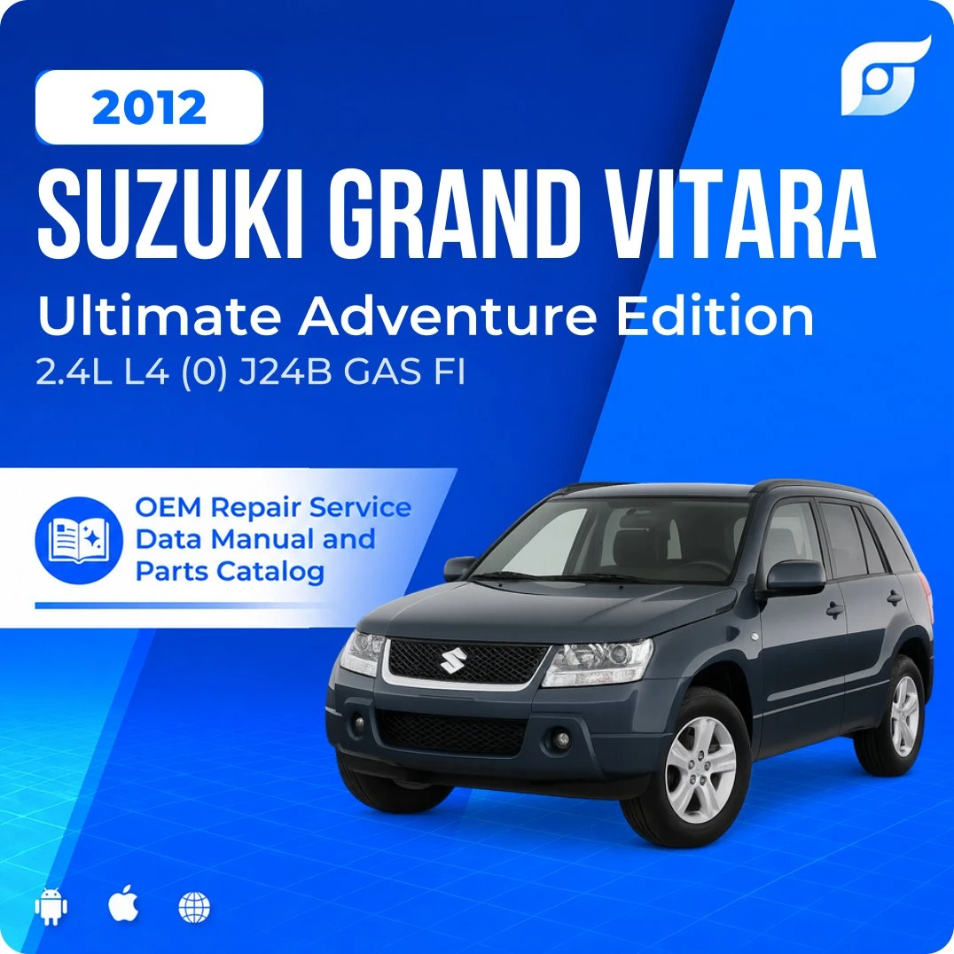 2012 Suzuki Grand Vitara Ultimate Adventure Edition - OEM Repair Service Manual