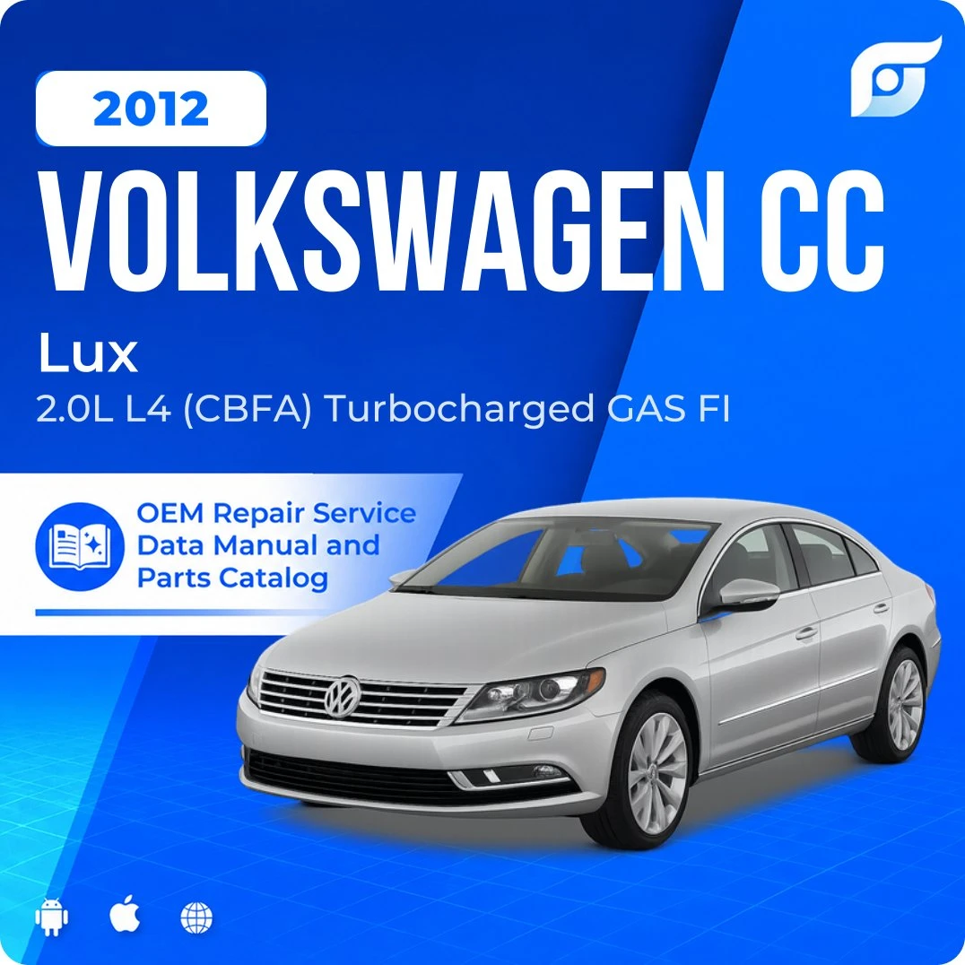 2012 Volkswagen CC Lux - OEM Repair Service Manual