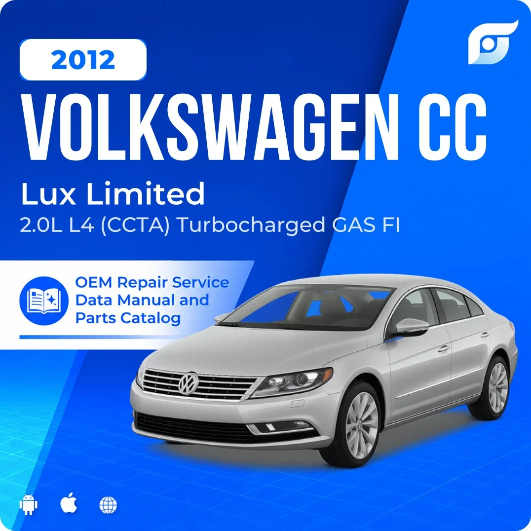 2012 Volkswagen CC Lux Limited - OEM Repair Service Manual