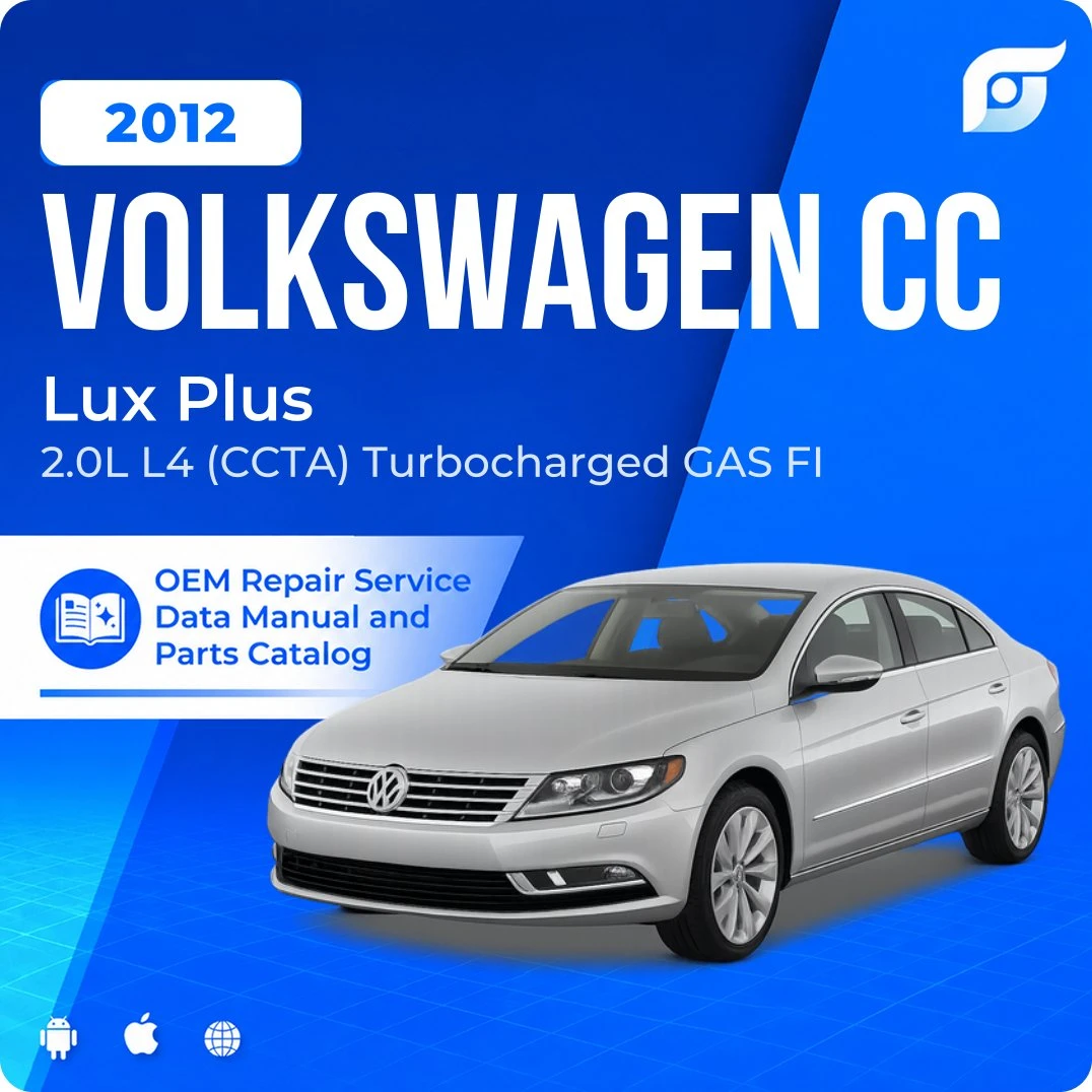 2012 Volkswagen CC Lux Plus - OEM Repair Service Manual