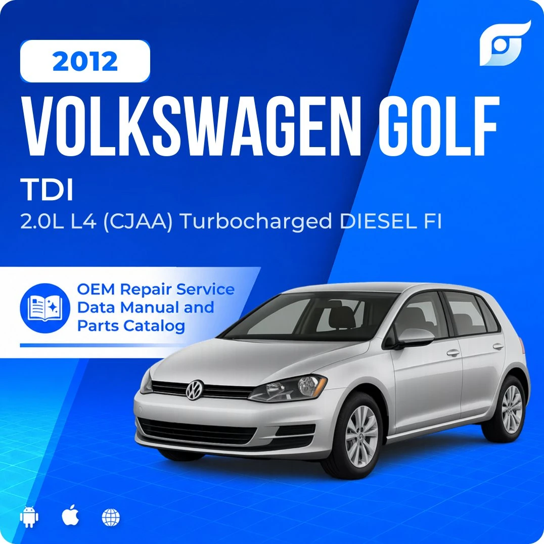 2012 Volkswagen Golf TDI - OEM Repair Service Manual