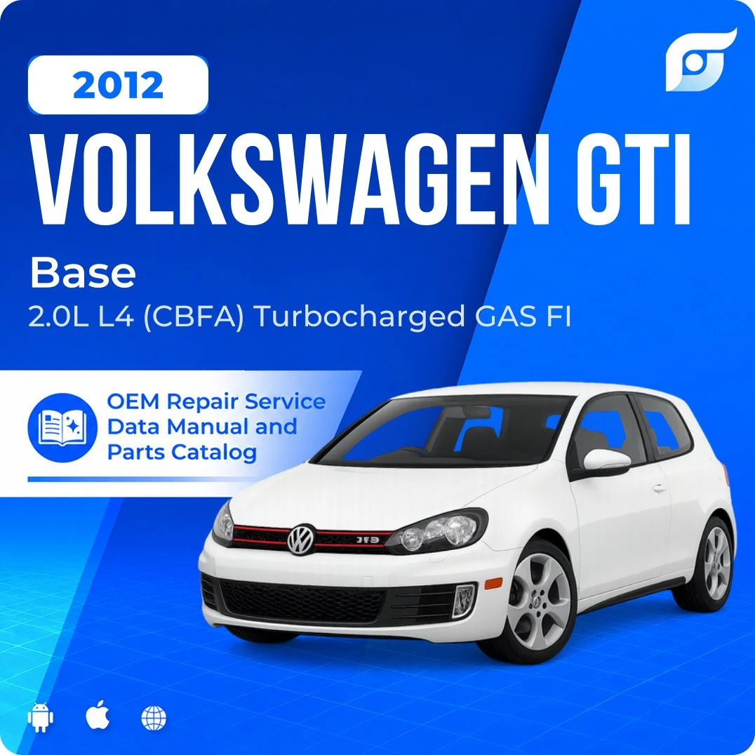 2012 Volkswagen GTI Base - OEM Repair Service Manual