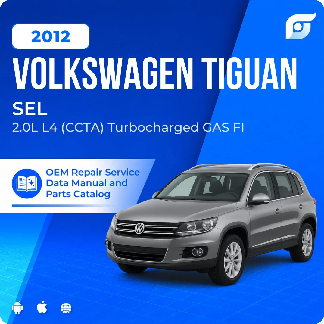 2012 Volkswagen Tiguan SEL - OEM Repair Service Manual