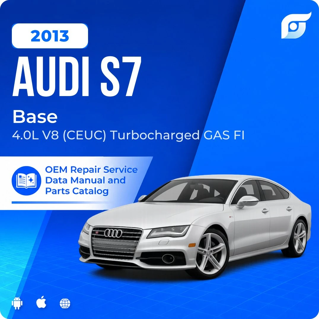 2013 Audi S7 Base - OEM Repair Service Manual