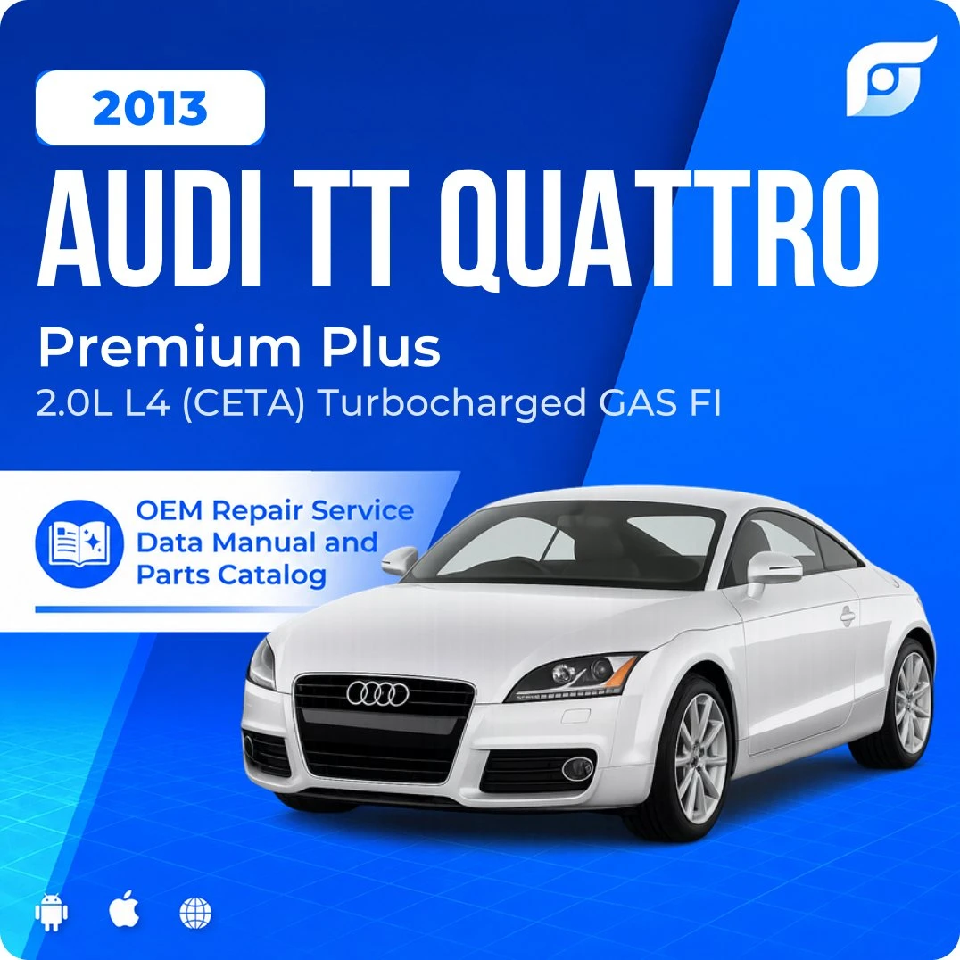 2013 Audi TT Quattro Premium Plus - OEM Repair Service Manual