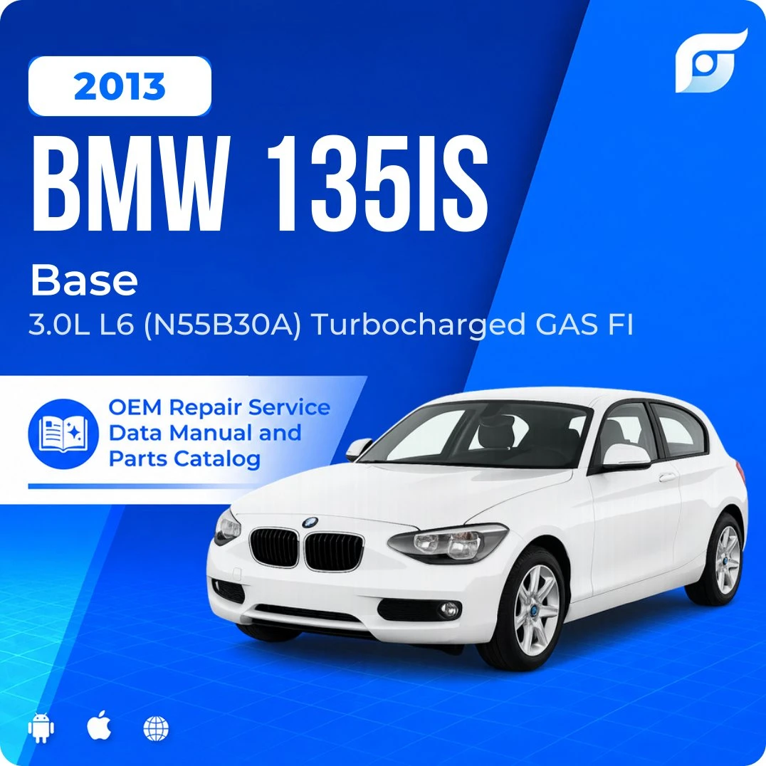 2013 BMW 135is Base - OEM Repair Service Manual