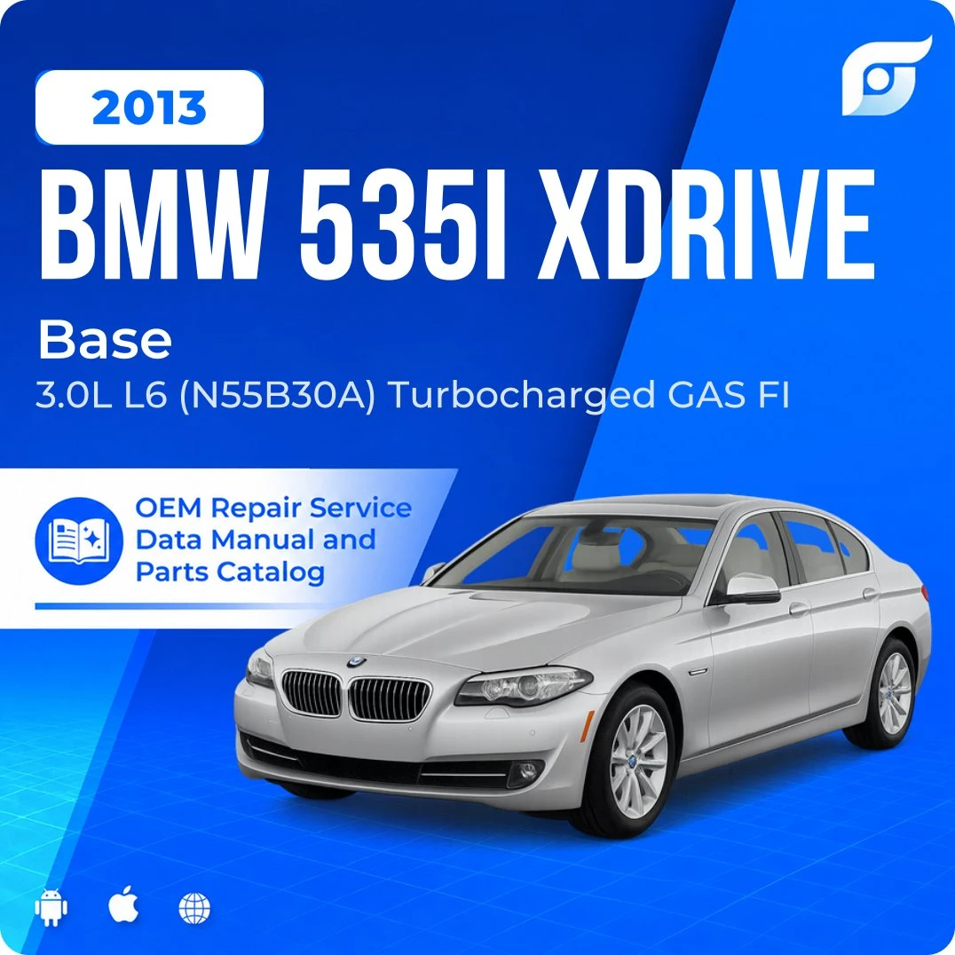 2013 BMW 535i xDrive Base - OEM Repair Service Manual