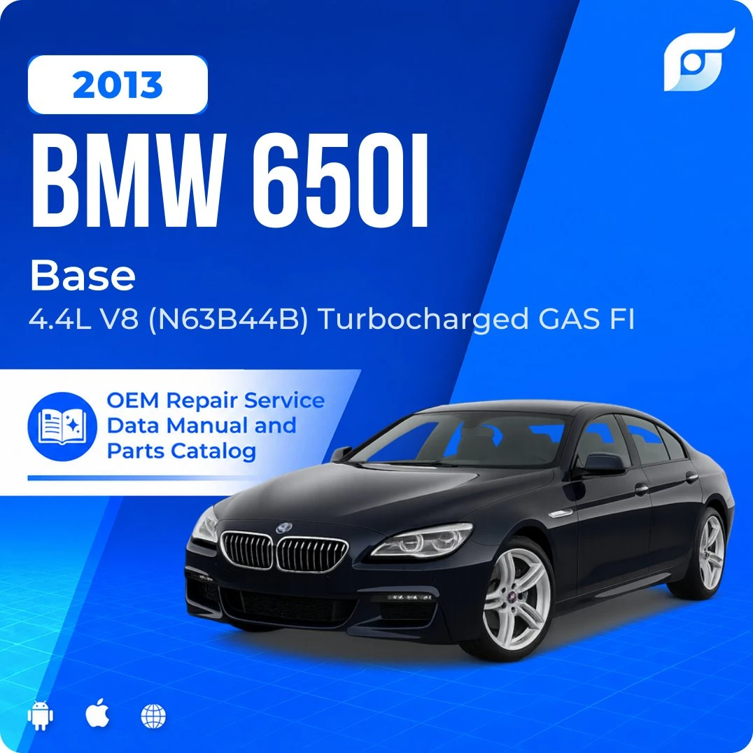 2013 BMW 650i Base - OEM Repair Service Manual