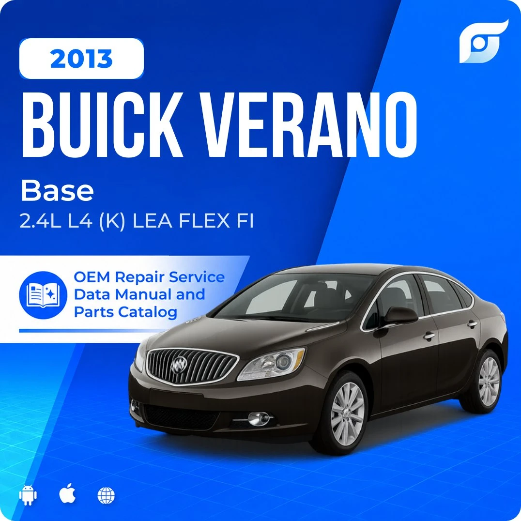 2013 Buick Verano Base - OEM Repair Service Manual