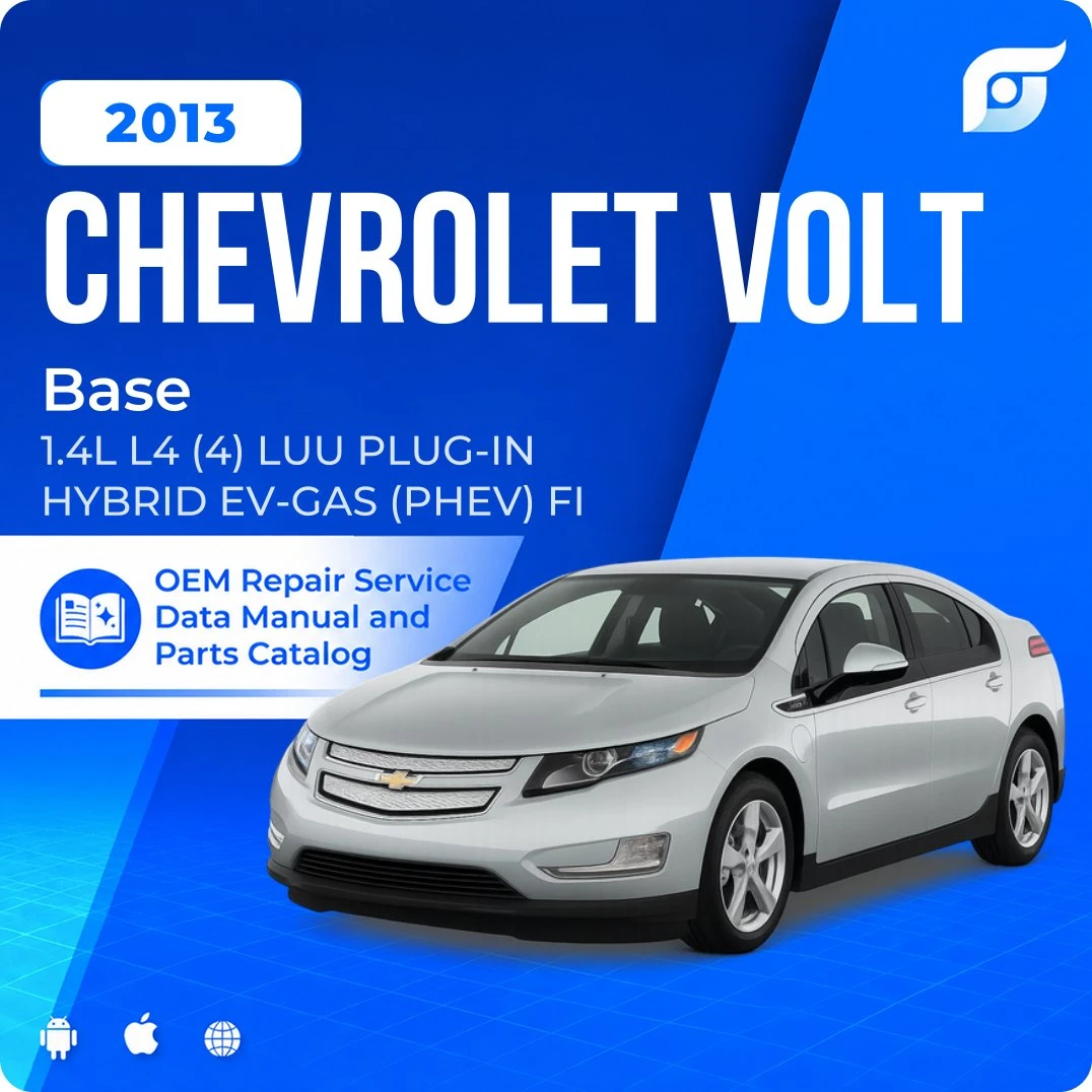2013 Chevrolet Volt Base - OEM Repair Service Manual